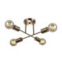 Italux FORMIO PND-4052-4-HBR Plafondlamp 4x40W/E27 IP20