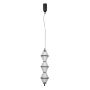 Italux Fuente PND-34395-3V-BK Hanglamp 3x15W/LED 3000K 1108lm IP20
