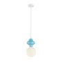 Italux Latera PND-94331-1S-BLU Hanglamp 1x40W/E14 IP20
