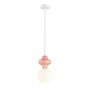 Italux Latera PND-94331-1S-PK Hanglamp 1x40W/E14 IP20