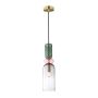 Italux Manso PND-37462D-MC-GD Hanglamp 1x40W/E14 IP20