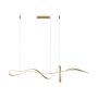 Italux Mila PND-23523-GD Suspension lumineuse 1x40W/LED 3000K|4000K|6000K 3700lm IP20