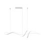 Italux Mila PND-23523-WH Hanglamp 1x40W/LED 3000K|4000K|6000K 3700lm IP20