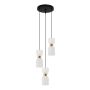 Italux Monza PND-57602-3-BK+BRO Hanglamp 3x40W/E27 IP20