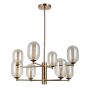 Italux PERANO PND-4215-8-HBR Suspension lumineuse 8x5W/G9 IP20