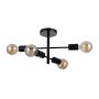 Italux PIANSI PND-4025-4-BL Hanglamp 4x40W/E27 IP20