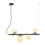 Italux REVERSO PND-5622-4-BK-W Hanglamp 4x25W/G9 IP20