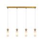 Italux Santos PND-95331-4-BRSS Hanglamp 4x40W/G9 IP20