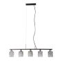 Italux Simona PND-40814-5-BK-HBR Hanglamp 5x40W/E14 IP20