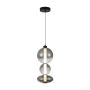 Italux Sonte PND-24352V-24W-BK-SG Hanglamp 1x24W/LED 3000K 2686lm IP20