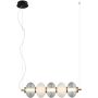 Italux Testa PND-84938-4-BK Suspension lumineuse 1x19W/LED 3000K 1200lm IP20