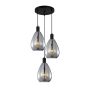 Italux Zulo PND-27812-3A-BK-SG Hanglamp 3x40W/E27 IP20