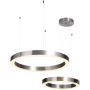 Step Into Design CIRCLE 2in1 ST-8848-40+60 nickel Suspension lumineuse 2x53W/LED 3000K 5035lm IP20