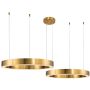 Step Into Design CIRCLE 2in1 ST-8848-60+80 brass Suspension lumineuse 2x72W/LED 3000K 6840lm IP20