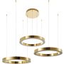 Step Into Design CIRCLE 3in1 DN924-60+60+60 gold Suspension lumineuse 3x80W/LED 3000K 9000lm IP20