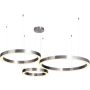 Step Into Design CIRCLE 3in1 ST-8848-40+60+80 nickel Suspension lumineuse 3x93W/LED 3000K 8835lm IP20