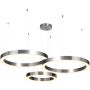 Step Into Design CIRCLE 3in1 ST-8848-60+60+80 nickel Suspension lumineuse 3x85W/LED 3000K 8075lm IP20