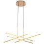 Step Into Design CRISS CROSS ST-MD240406-4 gold Suspension lumineuse 4x48W/LED 3000K 2880lm IP20