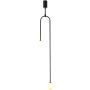 Step Into Design LOOP ST-8928S black Plafondlamp 2x20W/G9 IP20