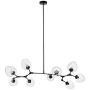 Step Into Design MODERN ORCHID ST-1232-9 TRANSPARENT Plafondlamp 9x60W/E27