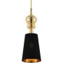 Step Into Design QUEEN MP-8846-18 black gold Suspension lumineuse 2x60W/E27 IP20