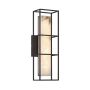 Quintiesse Blakley QN-BLAKLEY-M-BK Wandlamp 1x13W/LED 3000K 800lm IP44