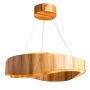 Quintiesse Horizon QN-HORIZON-RING-LED-80-TEAK Suspension lumineuse 1x58W/LED 3000K 2058lm IP20