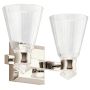 Quintiesse KAYVA QN-KAYVA2-PN Applique murale 1x12W/LED 3000k 1250LM IP44