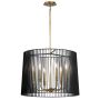 Quintiesse LINARA QN-LINARA-6P-BK Lustre 6x60W/E14