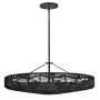 Quintiesse Ophelia QN-OPHELIA-6P-BK-BK Hanglamp 6x40W/E14 IP20