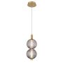 Quintiesse Palmas QN-PALMAS-2MP-BG Hanglamp 1x20W/LED 3000K 1266lm IP20