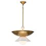 Quintiesse Saucer QN-SAUCER-4P-L-AB-OPAL Hanglamp 3x40W/E14 IP20
