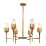 Quintiesse Sawgrass QN-SAWGRASS-6-DG-O Lustre 6x40W/E14 IP20