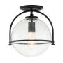Quintiesse SOMERSET QN-SOMERSET-F-C-BK Lampe de plafond 1x60W/E27