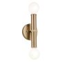 Quintiesse Torche QN-TORCHE-2W-CPZ Applique murale 2x3W/G9 3000K 600lm IP44