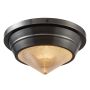 Quintiesse Willard QN-WILLARD-F-S-UBZ-PG Plafonnier 1x60W/E14 IP20