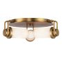 Quintiesse Wynwood QN-WYNWOOD-F-VBS Plafondlamp 3x60W/E14 IP20