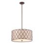 Quoizel BROWN LATTICE QZ-BROWN-LATTICE-P-L Hanglamp 4x60W/E27