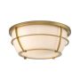 Quoizel Chance QZ-CHANCE-F-PNBR Plafondlamp 2x60W/E27 IP44
