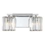 Quoizel Divine QZ-DIVINE2-PC-BATH Applique murale 2x3.5W/G9 IP44
