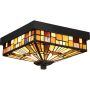 Quoizel INGLENOOK QZ-INGLENOOK-F Plafonnier 2x60W/E27 IP44