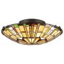 Quoizel Reed QZ-REED-F-VB Plafonnier 2x60W/E27 IP20