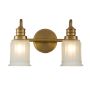 Quoizel Swell QZ-SWELL2-BB-BATH Wandlamp 2x3.5W/G9 IP44