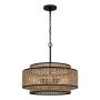 Quoizel Teton QZ-TETON-5P-MBK Suspension lumineuse 5x60W/E27 IP20