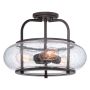 Quoizel TRILOGY QZ-TRILOGY-SF-M Lampe de plafond 3x60W/E27