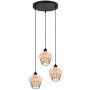 Trio BORKA R31263336 Suspension lumineuse 3x40w/e27 ip20