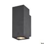 SLV ENOLA SQUARE 1003418 Applique murale 2x7.8W/LED 3000/4000K 620/700LM IP65