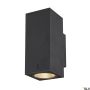 SLV ENOLA SQUARE 1003419 Applique murale 2x20W/LED 3000/4000K 1660/1900LM IP65