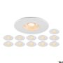 SLV UNIVERSAL DOWNLIGHT 1007272 Spot encastré 1x8W/LED 2700K|3000K|4000K|6500K 560lm|610lm|680lm|640lm ip20_ip65