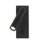 Italux Nova WL-46376-1-BK Applique murale 1x2.5W/LED 3000K 153lm IP20